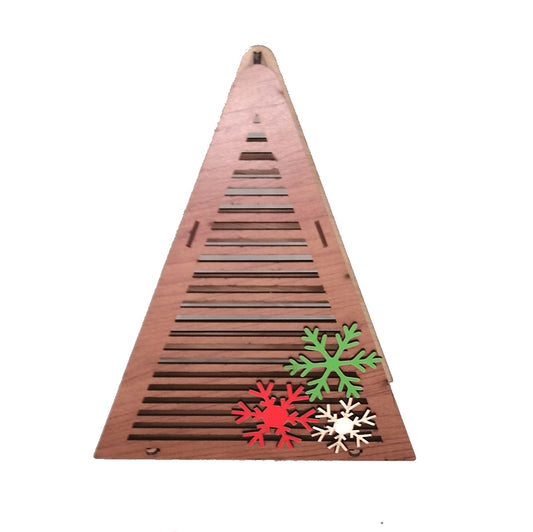 Wooden Christmas tree box